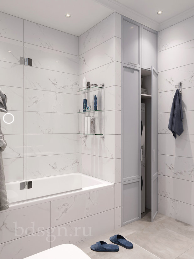 Фото из портфолио Неоклассика с трендовыми вставками в "Воронцовском парке" – фотографии дизайна интерьеров на INMYROOM