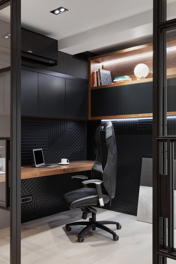 Фотография: Кабинет в стиле Современный, Лофт, Квартира, Проект недели, Москва, GM-Interior, 3 комнаты, Более 90 метров – фото на INMYROOM Фотография: Кабинет в стиле Современный, Лофт, Квартира, Проект недели, Москва, GM-Interior, 3 комнаты, Более 90 метров – фото на INMYROOM