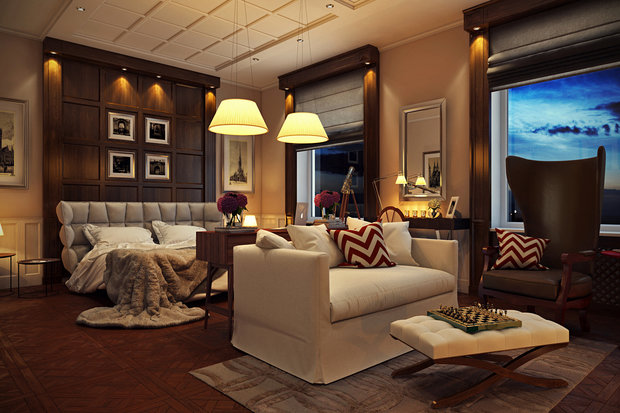 Фото из портфолио Квартира «Парадный стиль», 133 кв.м. – фотографии дизайна интерьеров на INMYROOM