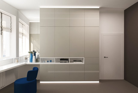 Гардеробная. Квартира 170 м2, ул. Дмитрия Ульянова, Москва