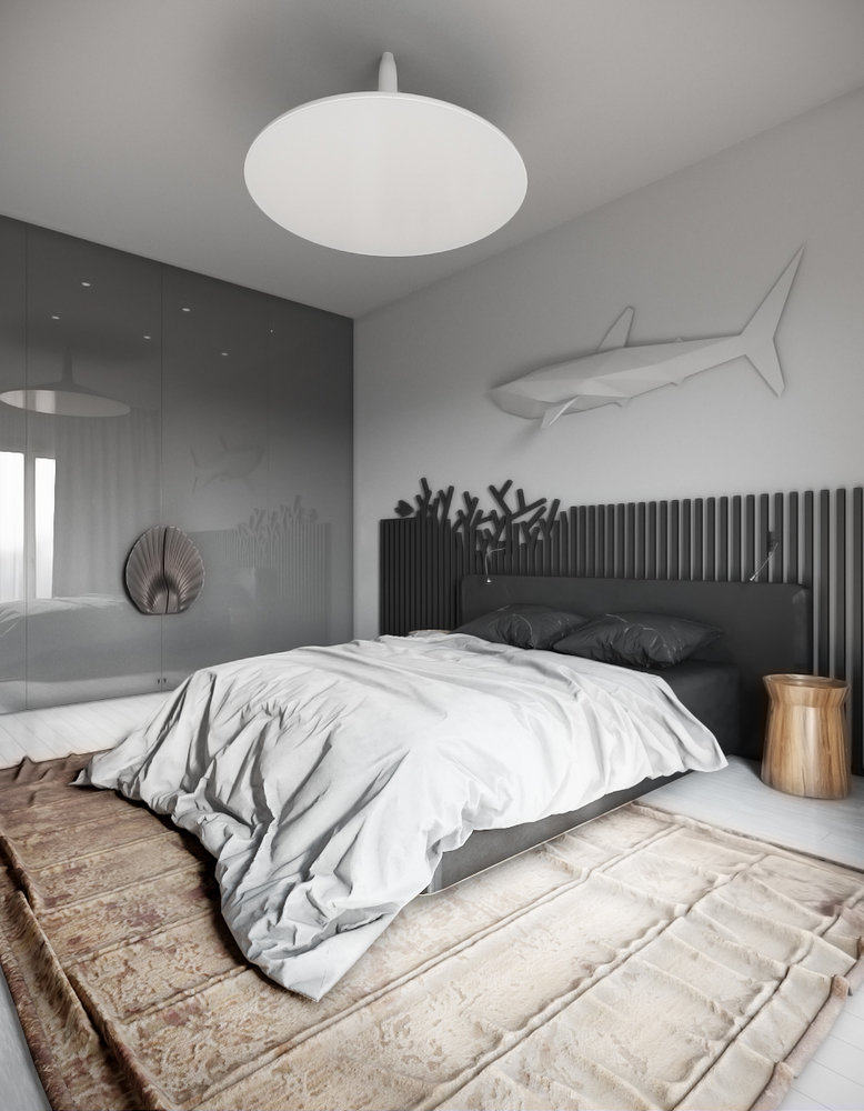 Фотография: Спальня в стиле Современный, Квартира, Минимализм, Проект недели, Москва, 4 и больше, Более 90 метров, Монолитно-кирпичный, Павел Личик, Анастасия Иванова, Kameleono, ЖК «Резиденции Сколково» – фото на INMYROOM Фотография: Спальня в стиле Современный, Квартира, Минимализм, Проект недели, Москва, 4 и больше, Более 90 метров, Монолитно-кирпичный, Павел Личик, Анастасия Иванова, Kameleono, ЖК «Резиденции Сколково» – фото на INMYROOM