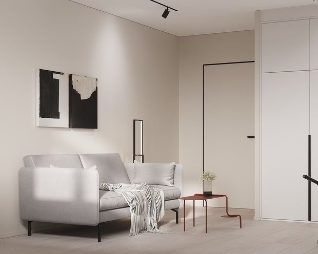 Фото из портфолио Современный интерьер в ЖК «Znak», Ижевск, 73 кв. м2 – фотографии дизайна интерьеров на INMYROOM