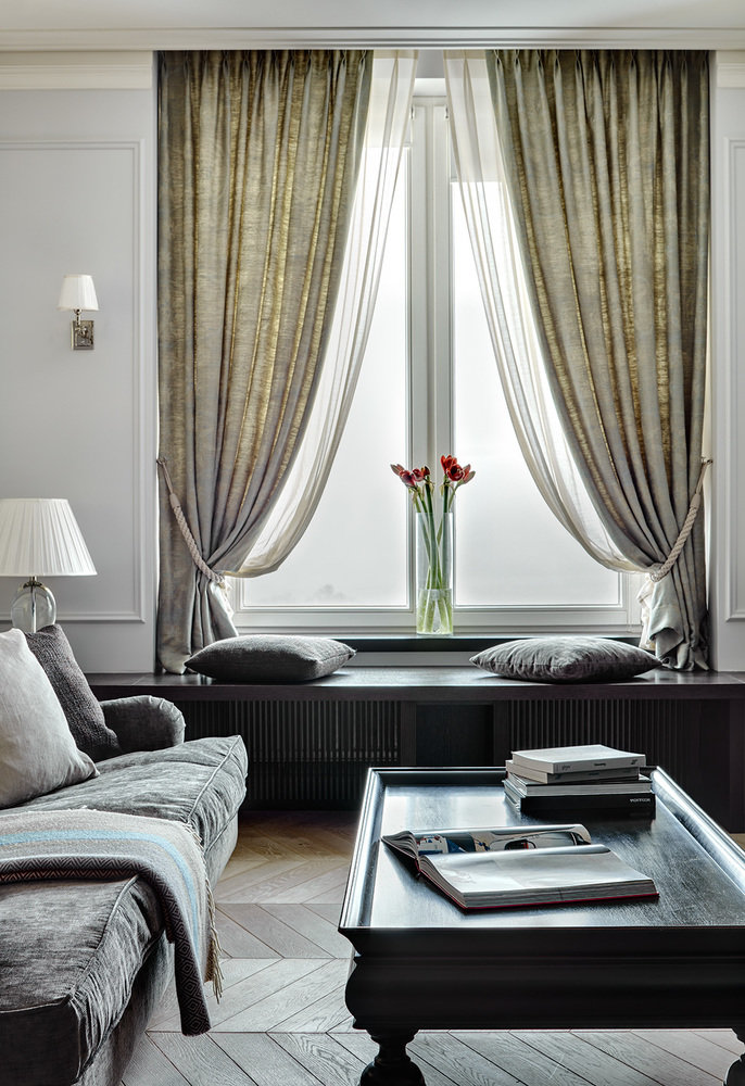 Фотография: Гостиная в стиле Классический, Эклектика, Квартира, Проект дня, Москва, Сергей Ананьев, новостройка, Ариана Ахмад, Татьяна Карякина, Монолитный дом, 4 и больше, Более 90 метров – фото на INMYROOM Фотография: Гостиная в стиле Классический, Эклектика, Квартира, Проект дня, Москва, Сергей Ананьев, новостройка, Ариана Ахмад, Татьяна Карякина, Монолитный дом, 4 и больше, Более 90 метров – фото на INMYROOM