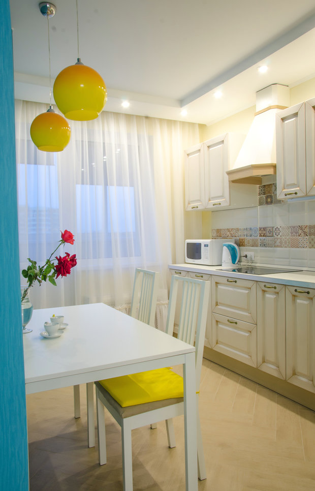 Фото из портфолио Реализация. Квартира 45 кв.м. на Романова – фотографии дизайна интерьеров на INMYROOM