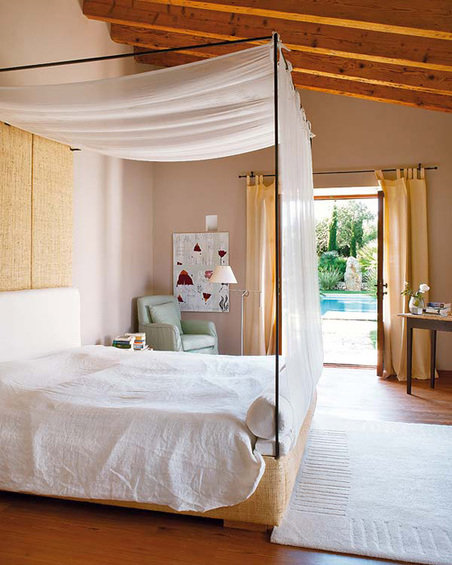 Фотография: Спальня в стиле Современный, Эко, Дом, Дома и квартиры, Балки, Майорка – фото на INMYROOM