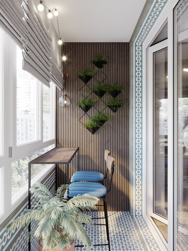 Фото из портфолио  Apartment «Summer garden»  – фотографии дизайна интерьеров на INMYROOM