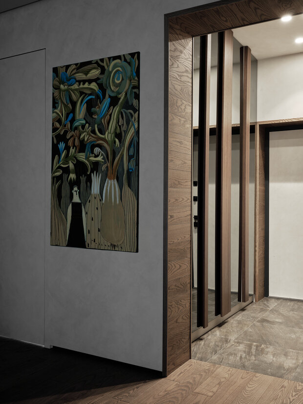 Фотография: Прихожая в стиле Современный, Минимализм, Эклектика, Дом, Проект дня, Дом и дача, Блочный дом, 4 и больше, Более 90 метров, Елена Тринитатская, Нижегородская область – фото на INMYROOM