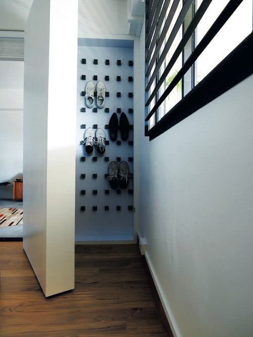 Фотография: в стиле Современный, Прихожая, Интерьер комнат, Системы хранения – фото на INMYROOM