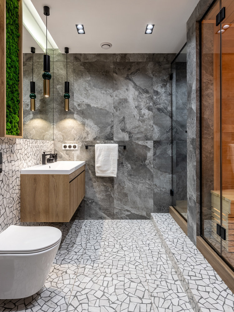 Фотография: Ванная в стиле Современный, Квартира, Проект недели, Самара, 4 и больше, Более 90 метров, Айгуль Султанова – фото на INMYROOM Фотография: Ванная в стиле Современный, Квартира, Проект недели, Самара, 4 и больше, Более 90 метров, Айгуль Султанова – фото на INMYROOM