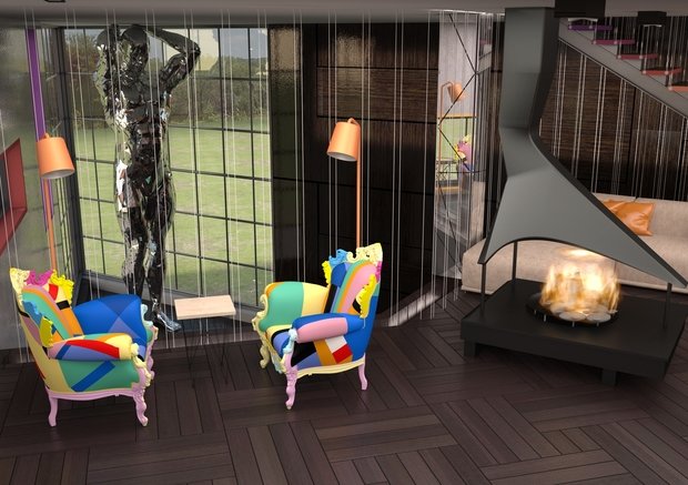 Фото из портфолио Дом для Сергея Шнурова – фотографии дизайна интерьеров на INMYROOM