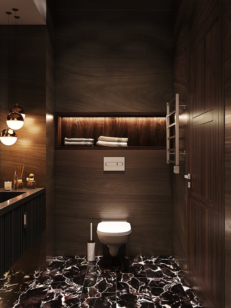 Фотография: Ванная в стиле Современный, Квартира, Проект недели, Москва, 3 комнаты, 60-90 метров, Кирилл Сахаров – фото на INMYROOM Фотография: Ванная в стиле Современный, Квартира, Проект недели, Москва, 3 комнаты, 60-90 метров, Кирилл Сахаров – фото на INMYROOM