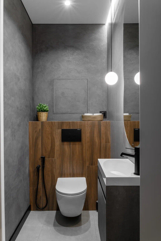 Фотография: Ванная в стиле Современный, Квартира, Проект дня, Москва, 3 комнаты, 60-90 метров, стильные интерьеры – фото на INMYROOM