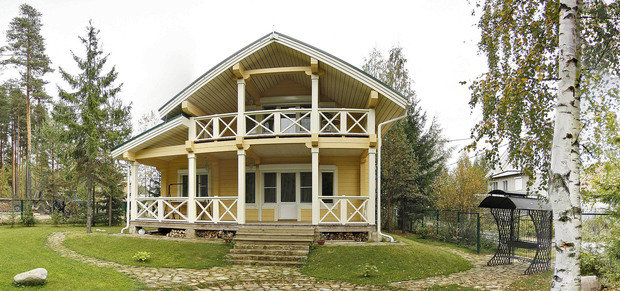 Фото из портфолио Деревянный дом в  Выборгском районе ЛО – фотографии дизайна интерьеров на INMYROOM