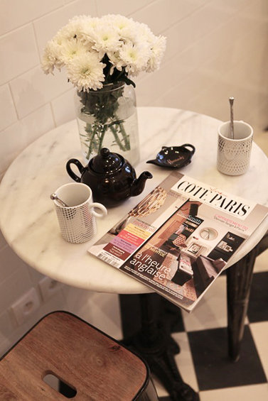 Фотография: Спальня в стиле Прованс и Кантри, Малогабаритная квартира, Квартира, Дома и квартиры, Переделка, Париж – фото на INMYROOM