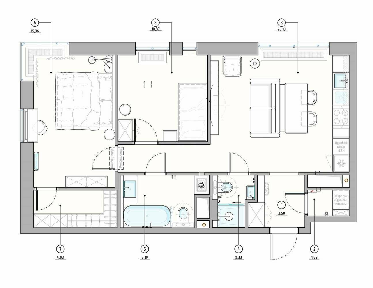 Фотография: в стиле , Современный, Квартира, Проект недели, Москва, 3 комнаты, 60-90 метров, DSGN HUB – фото на INMYROOM Фотография: в стиле , Современный, Квартира, Проект недели, Москва, 3 комнаты, 60-90 метров, DSGN HUB – фото на INMYROOM