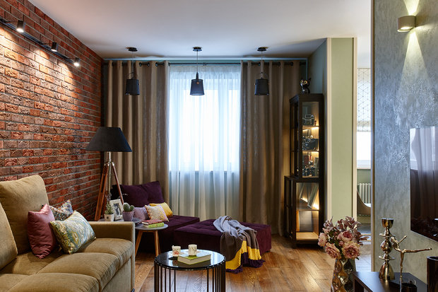 Фото из портфолио Дизайн и ремонт квартиры в ЖК «M-House» - Функциональная эклектика – фотографии дизайна интерьеров на INMYROOM