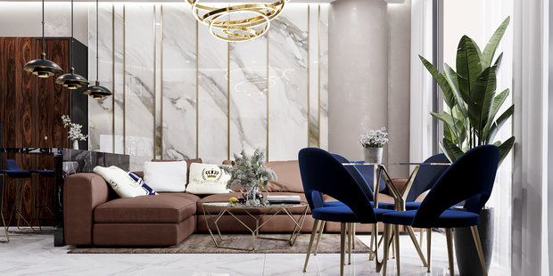 Фото из портфолио Апартаменты 1704 в ЖК Аю-Даг – фотографии дизайна интерьеров на INMYROOM