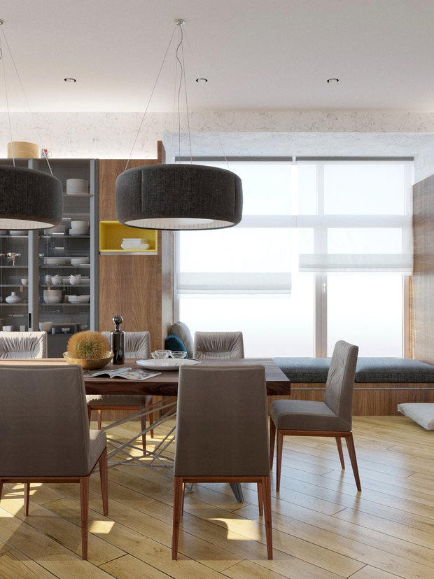 Фото из портфолио Дом в Лапино 1-ый, 2-ой этаж, Москва – фотографии дизайна интерьеров на INMYROOM