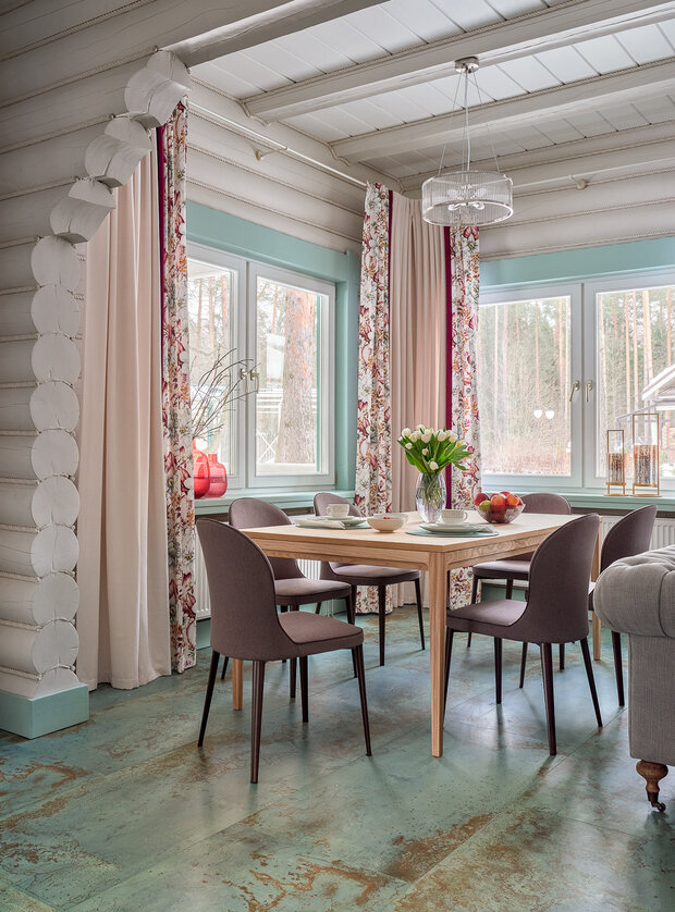 Фотография: Кухня и столовая в стиле Прованс и Кантри, Классический, Современный, Эклектика, Дом, Проект недели, Дача, Дом и дача, Московская область, 4 и больше, Более 90 метров, Воскресенский район, Татьяна Астафьева – фото на INMYROOM