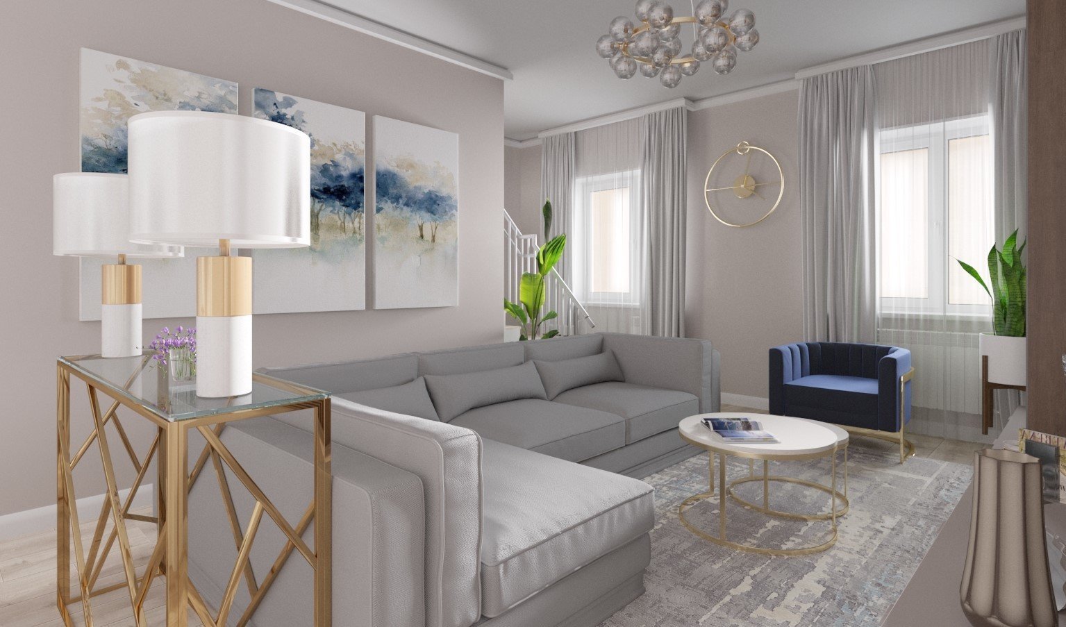 Фото из портфолио Гостиная в современном стиле – фотографии дизайна интерьеров на INMYROOM Фото из портфолио Гостиная в современном стиле – фотографии дизайна интерьеров на INMYROOM