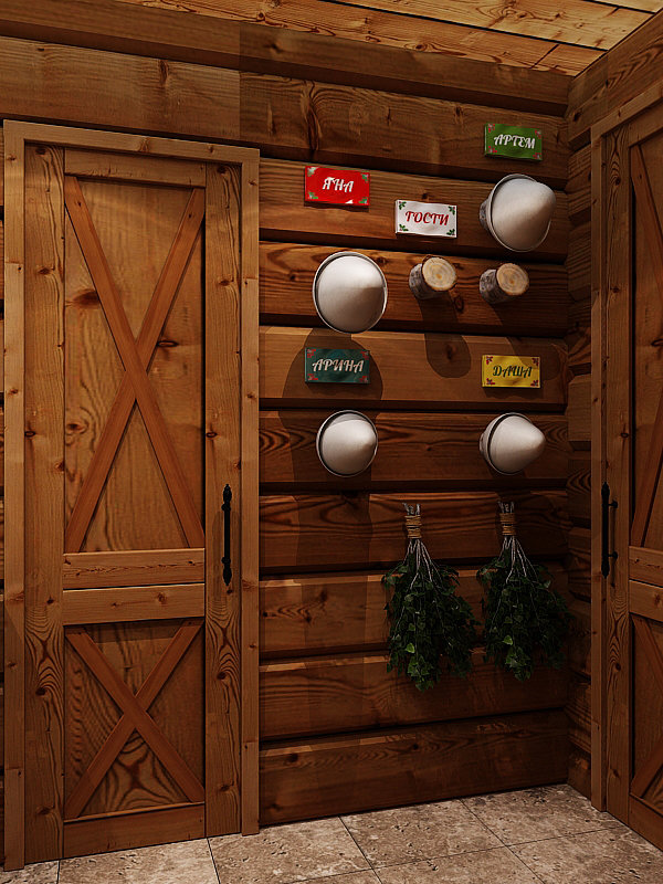 Фото из портфолио Баня в стиле  шале – фотографии дизайна интерьеров на INMYROOM