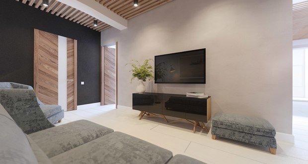 Фото из портфолио Артквартира 76 кв.м – фотографии дизайна интерьеров на INMYROOM