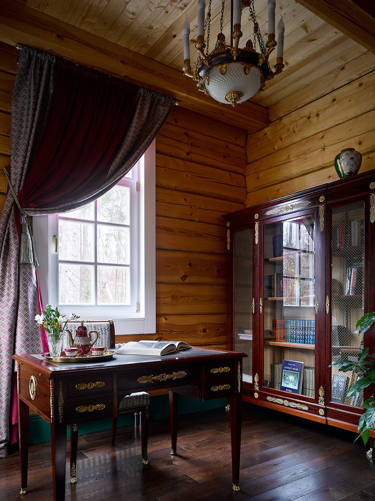 Фотография: Кабинет в стиле Классический, Дом, Проект недели, Дача, Дом и дача, 4 и больше, Более 90 метров, Наташа Федосеева, Звенигород – фото на INMYROOM