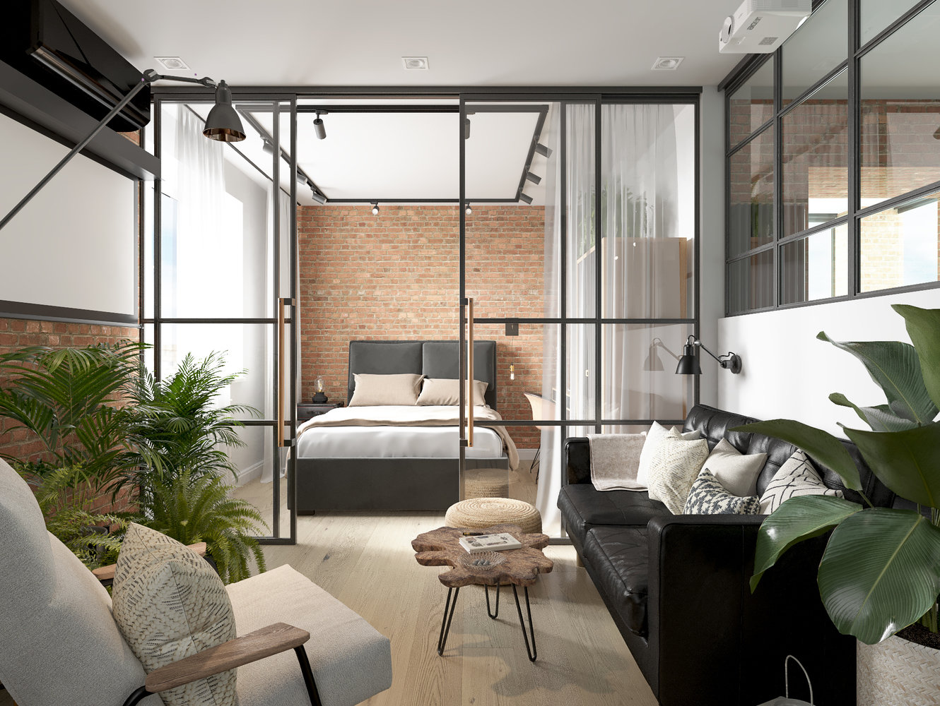 Фото из портфолио Лофт в ЖК "Парус Делюкс" – фотографии дизайна интерьеров на INMYROOM Фото из портфолио Лофт в ЖК "Парус Делюкс" – фотографии дизайна интерьеров на INMYROOM