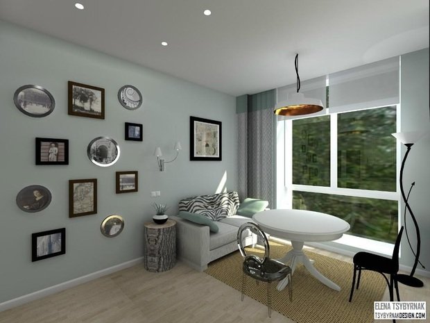 Фото из портфолио Легкая эклектика – фотографии дизайна интерьеров на INMYROOM