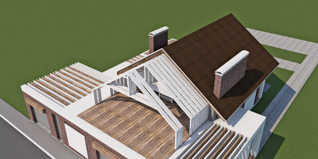 Ландшафт в стиле Современный
