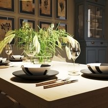 Фото из портфолио Совмещенная кухня гостиная в стиле американской классики – фотографии дизайна интерьеров на INMYROOM