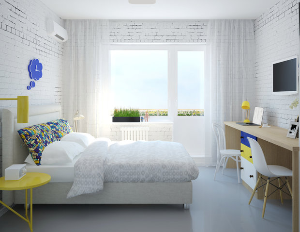 Фото из портфолио Квартира-студия – фотографии дизайна интерьеров на INMYROOM