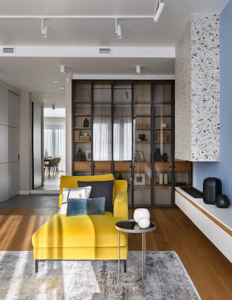 Фотография: Гостиная в стиле Современный, Квартира, Проект недели, Новосибирск, 4 и больше, Более 90 метров, Dizart – фото на INMYROOM Фотография: Гостиная в стиле Современный, Квартира, Проект недели, Новосибирск, 4 и больше, Более 90 метров, Dizart – фото на INMYROOM