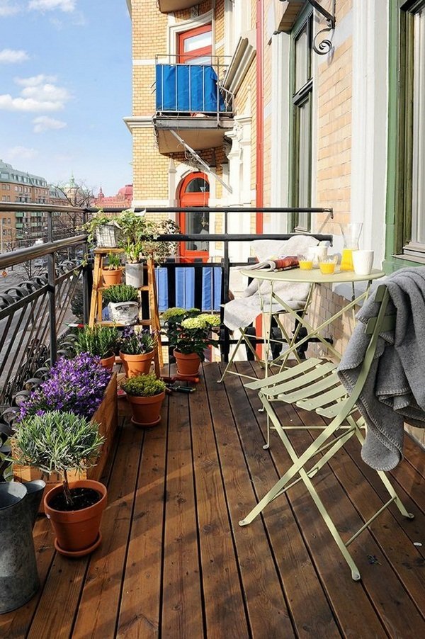 Фотография: Балкон в стиле Скандинавский, Декор интерьера, Квартира, Декор, Советы, как обустроить балкон, балкон в типовой квартире, идеи оформления балкона – фото на INMYROOM