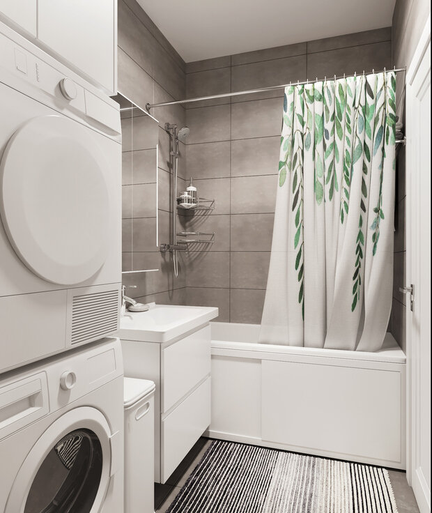 Фото из портфолио 2шка ЖК Лефортово парк 60м2 – фотографии дизайна интерьеров на INMYROOM