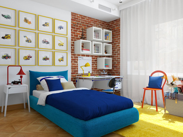 Фотография: Детская в стиле Лофт, Квартира, Дома и квартиры – фото на INMYROOM