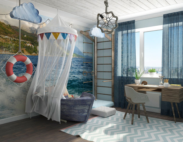 Фото из портфолио Игровая комната "Adrenalin" – фотографии дизайна интерьеров на INMYROOM