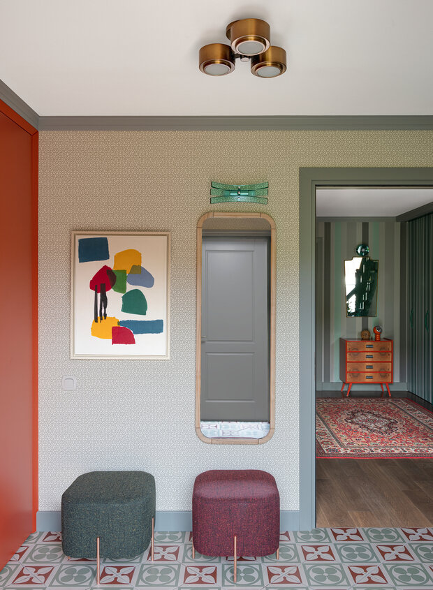 Фотография: Прихожая в стиле Прованс и Кантри, Эклектика, Винтажный, Дом, Проект недели, Дача, Подмосковье, Дом и дача, Московская область, 4 и больше, Более 90 метров, Юлия Русских – фото на INMYROOM