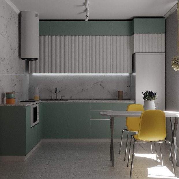 Фотография: Кухня и столовая в стиле Современный, Минимализм – фото на INMYROOM