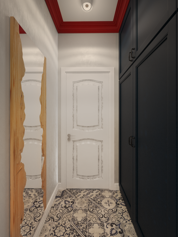 Фото из портфолио Красная лента – фотографии дизайна интерьеров на INMYROOM