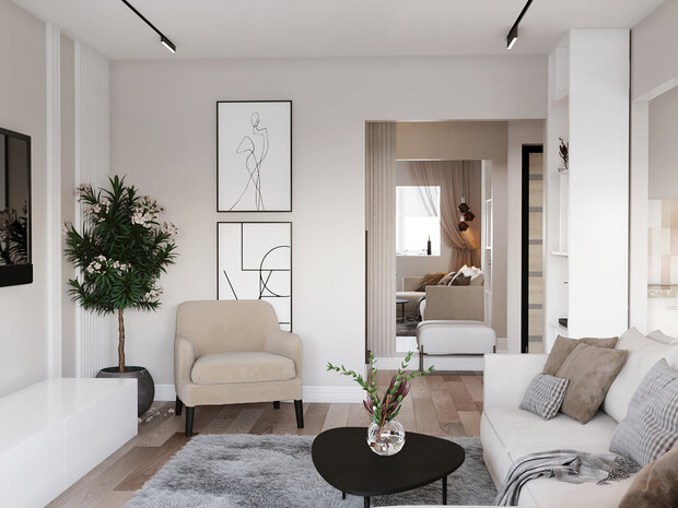 Фото из портфолио  двухуровневая квартира – фотографии дизайна интерьеров на INMYROOM