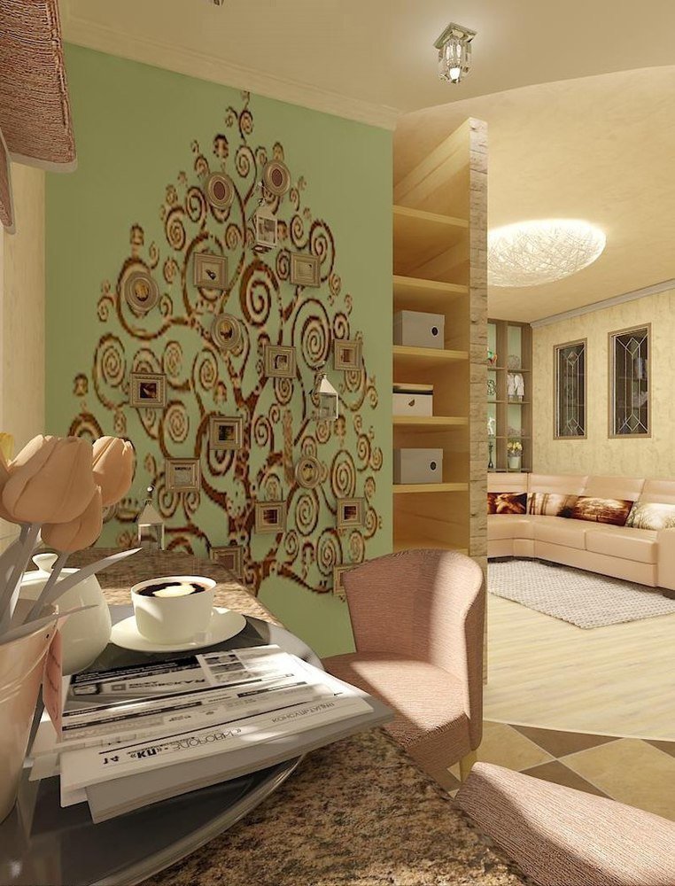 Фото из портфолио 1к кв. в ЖК "Лазурный" Шелдом. – фотографии дизайна интерьеров на INMYROOM Фото из портфолио 1к кв. в ЖК "Лазурный" Шелдом. – фотографии дизайна интерьеров на INMYROOM