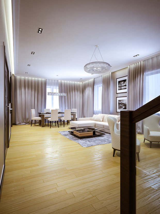 Фото из портфолио Интерьер дома в п.Горный щит – фотографии дизайна интерьеров на INMYROOM