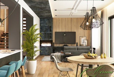 Камень в интерьере