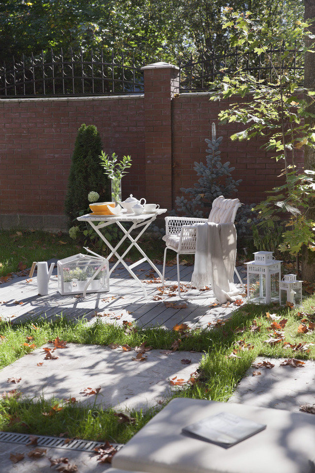 Фотография: Терраса в стиле Скандинавский, Дом, Проект недели, Подмосковье, Таунхаус, Более 90 метров, Антонина Синчугова – фото на INMYROOM