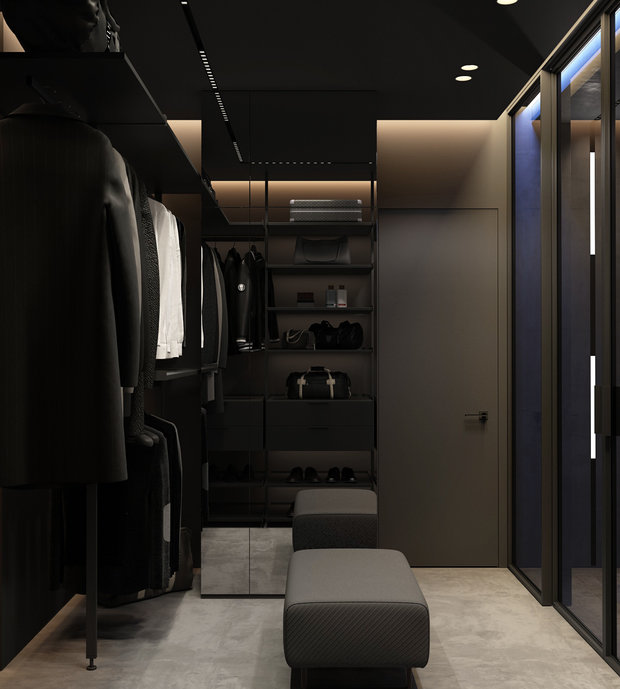 Фото из портфолио Минималистичная двухуровневая квартира в ЖК "Европейский Берег" г. Новосибириск – фотографии дизайна интерьеров на INMYROOM