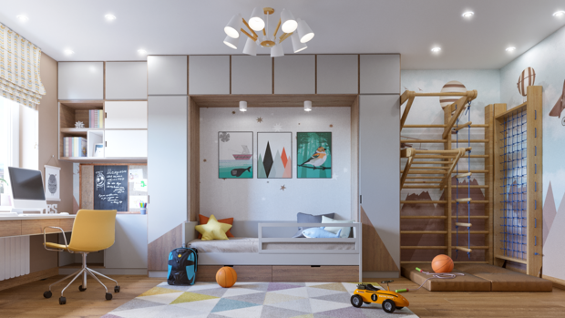 Фото из портфолио Квартира 96 кв. м. ЖК Летний сад – фотографии дизайна интерьеров на INMYROOM