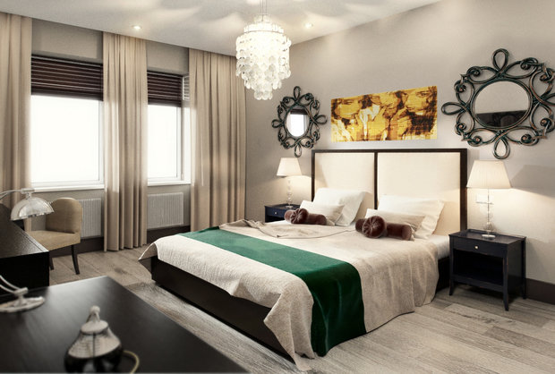 Фотография: Спальня в стиле Современный, Эклектика – фото на InMyRoom.ru