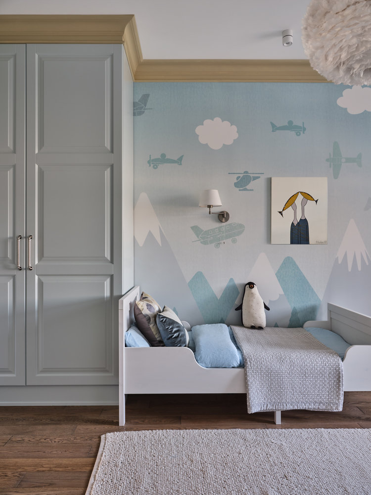 Фотография: Детская в стиле Современный, Квартира, Проект недели, Москва, 4 и больше, Более 90 метров, Карина Сейфуль-Мулюкова – фото на INMYROOM