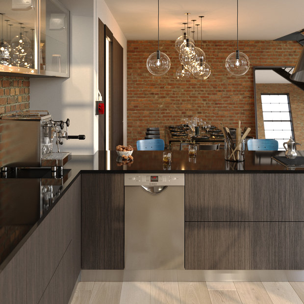 Фотография: Кухня и столовая в стиле Лофт,  – фото на INMYROOM